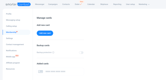 Add new card